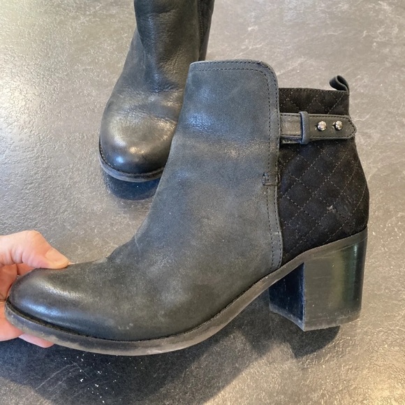 Woman’s Sperry Top-Sider black leather ankle boots size 8 - Picture 4 of 11